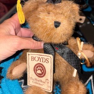 Boyds Bears Brown Graduation Bear with Black Cap